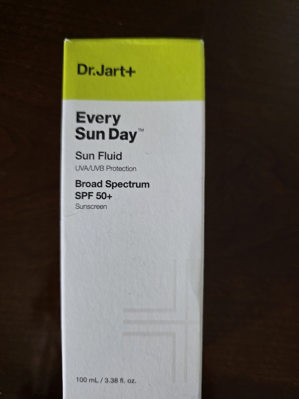 Dr. Jart+ Every Sun Day Sun Fluid SPF 50+ — White and Chartreuse